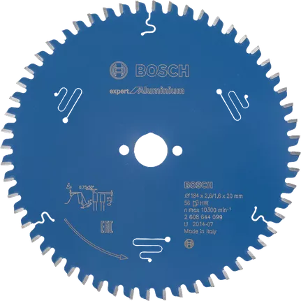 Bosch 2608644099 Expert for Aluminium Circular Saw Blade - 184mm x 2.6mm