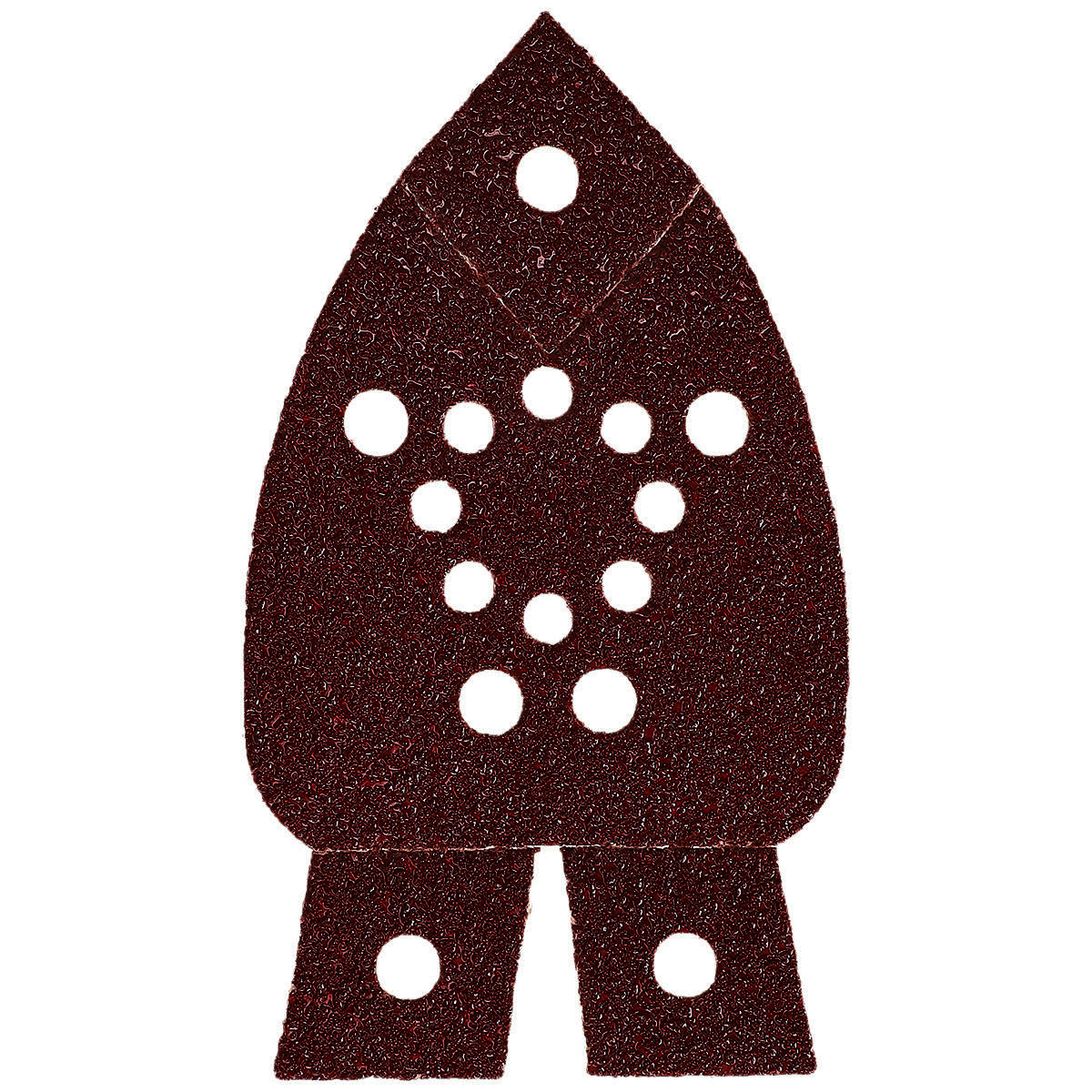 Mirka 3060300540 Abrasive Triangle Red 95x135x135 Grip 13 Holes - P40 (Pack of 5)