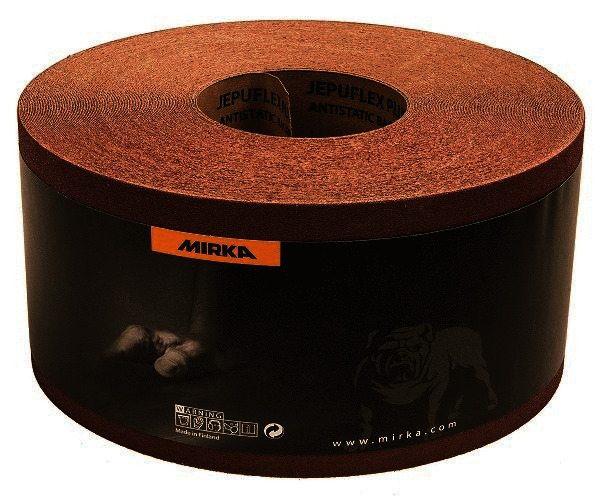 Mirka 4251100110 AVOMAX ANTISTATIC 115mm x 50m Sanding Roll - P100