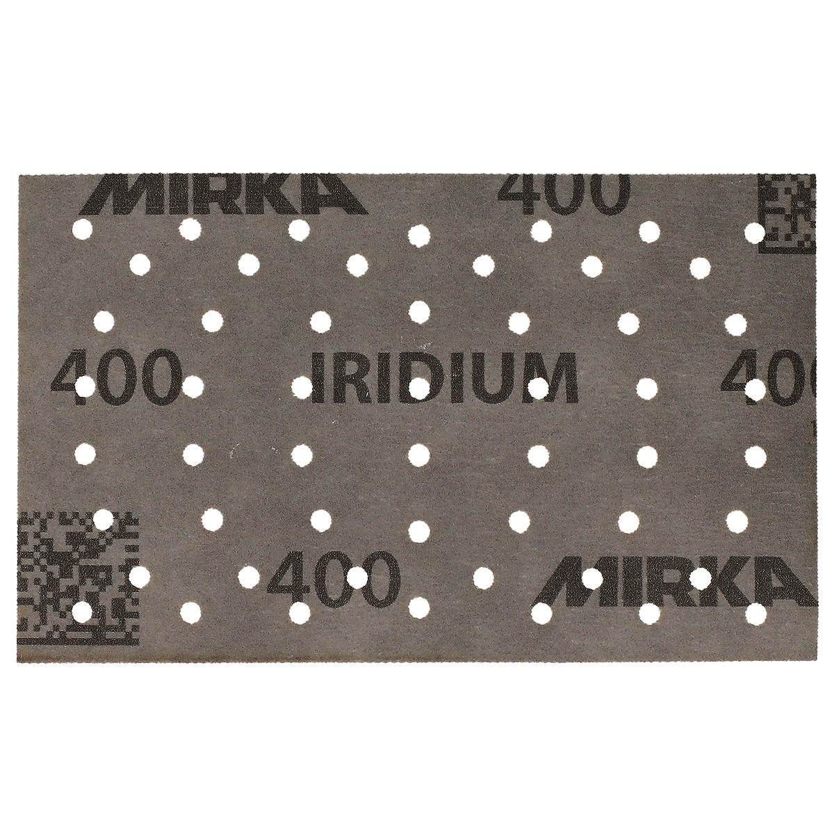 Mirka 246B109980 IRIDIUM 81x133mm Sanding Sheets Grip 54 Holes - P80 (Pack of 100)