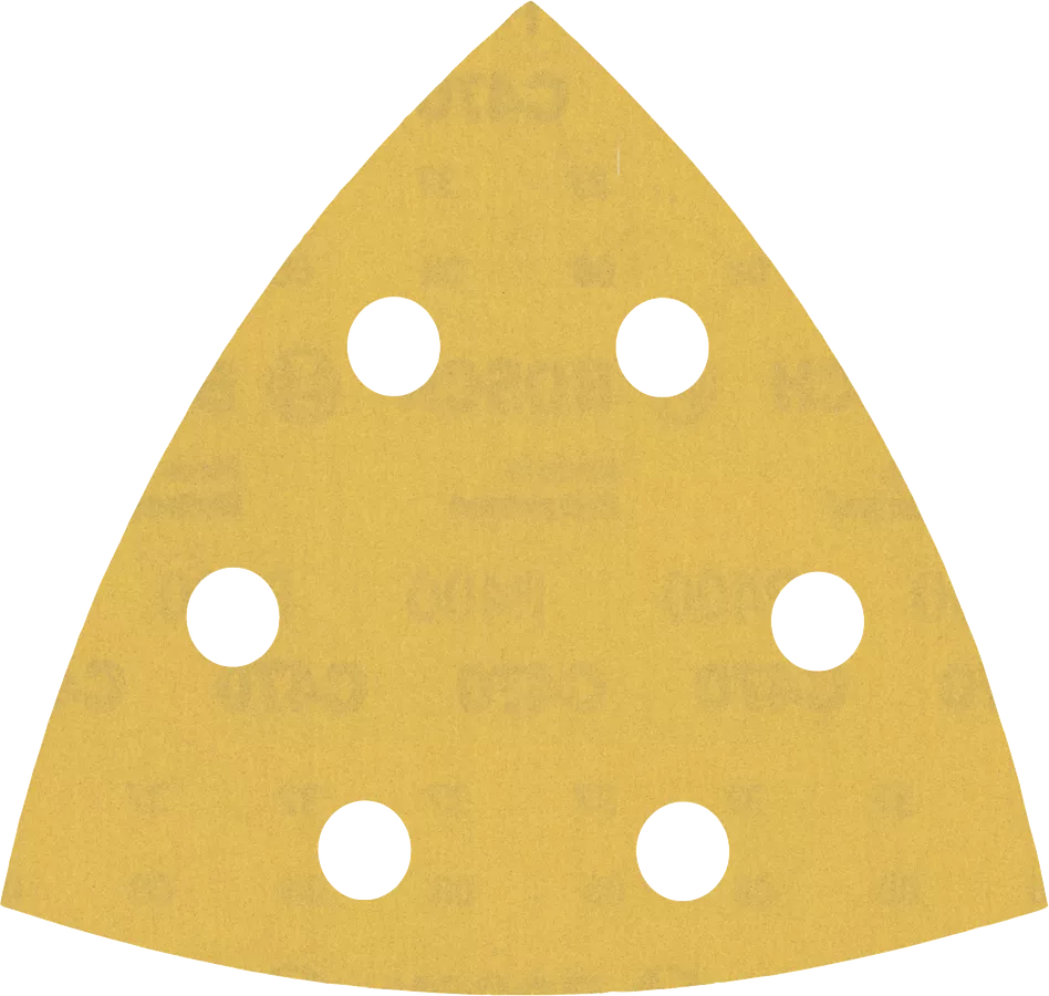 Bosch 2608900934 C470 Delta Sanding Pads 93mm x 93mm, 400 Grit (Pack of 50)