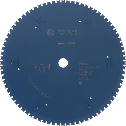 Bosch 2608643062 Expert for Steel Circular Saw Blade - 355mm x 2.6mm x 80T