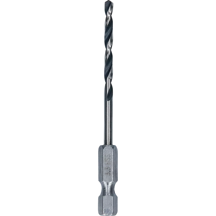 Bosch 2608577521 HSS Twist Drill Bit PointTeQ Hex Shank 3.30mm (Pack of 1)