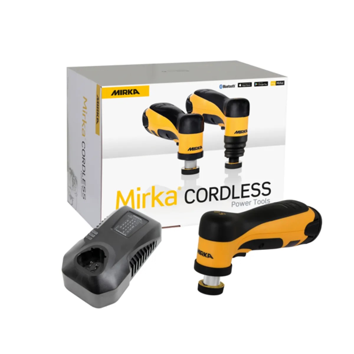 Mirka AROS-B 150NV 5mm Random Orbit Cordless Sander With Batteries & Charger - 32mm Diameter Pad