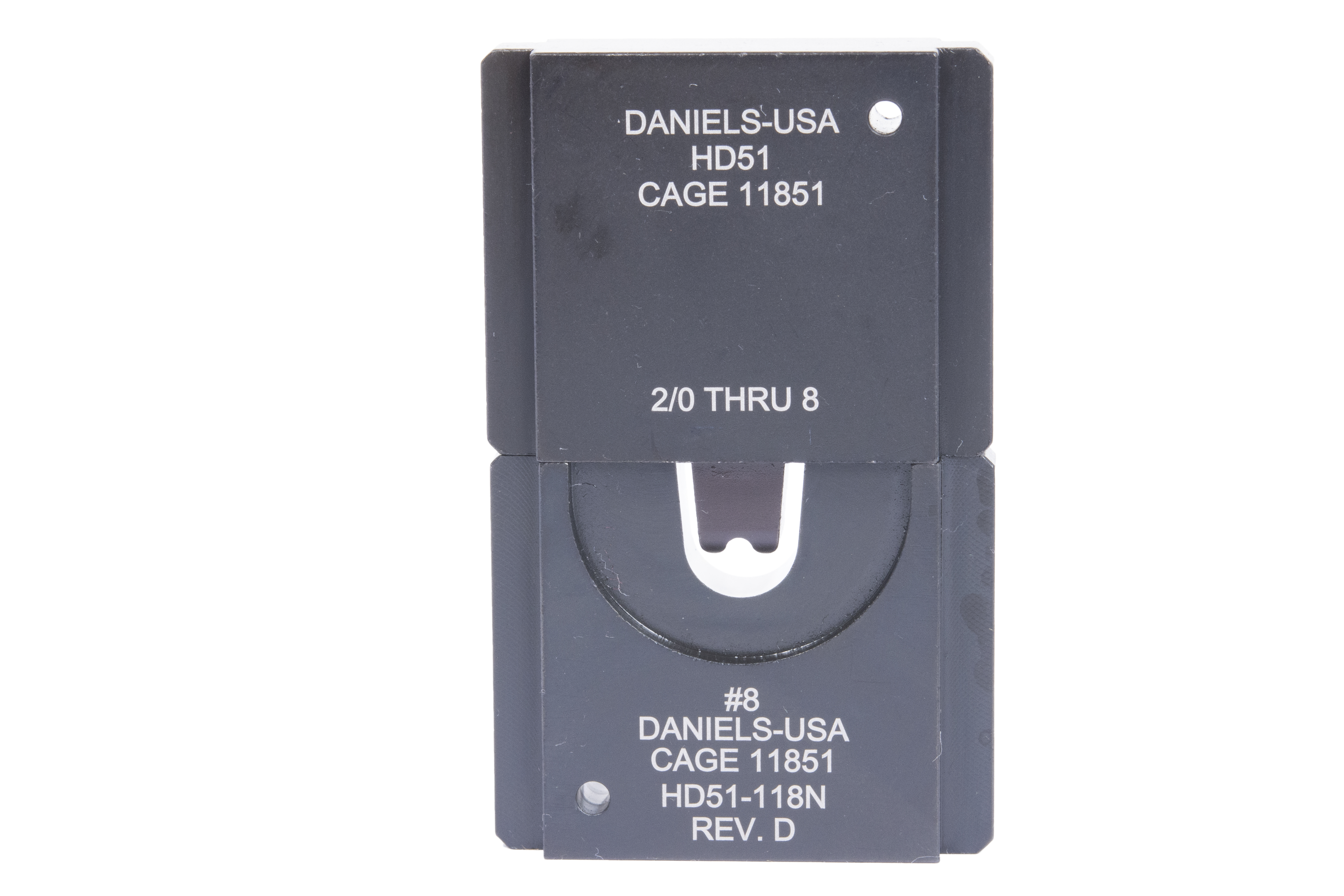 DMC HD51-118N 0.115" Double Indent Crimp Die Set