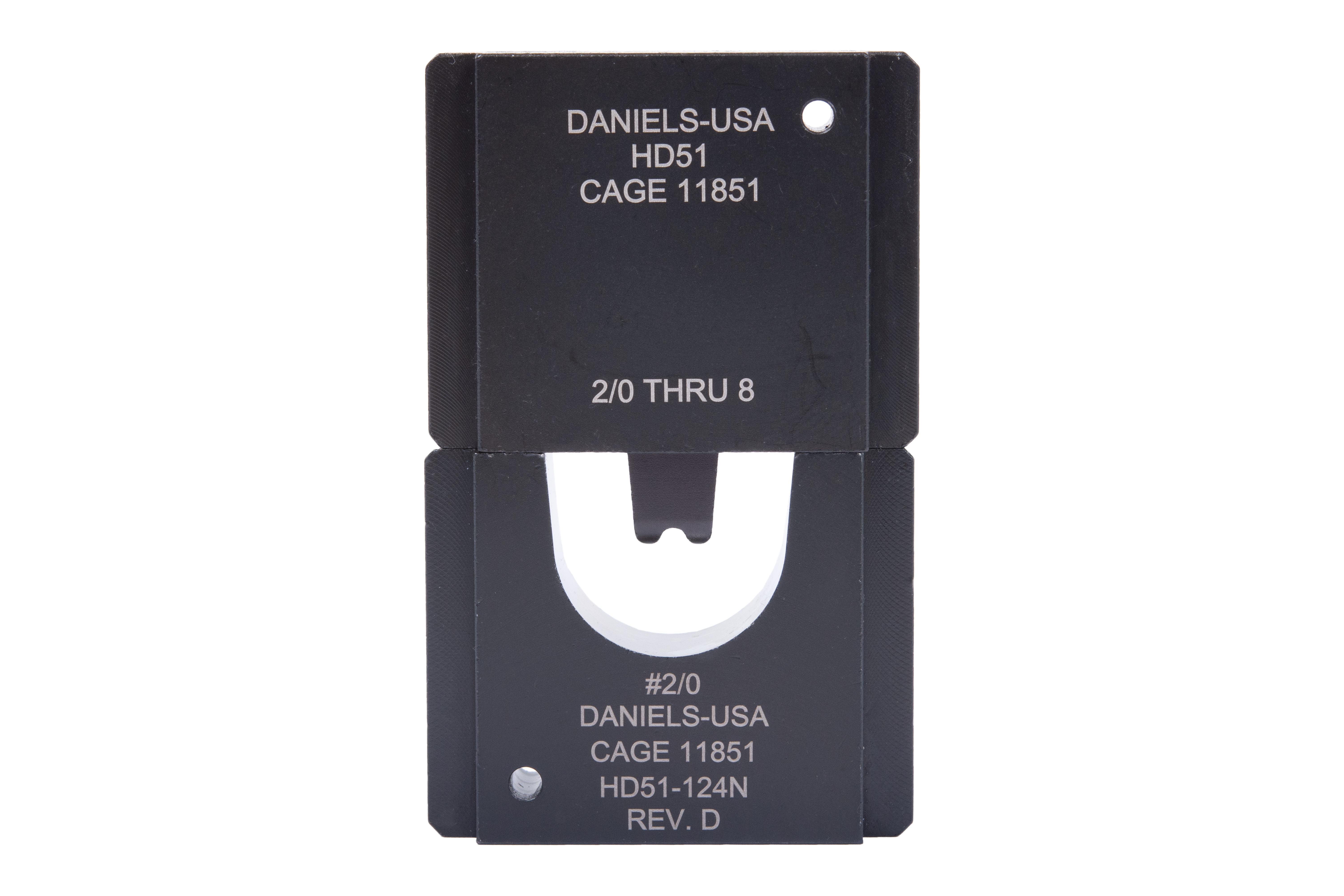 DMC HD51-124N 0.32" Double Indent Crimp Die Set