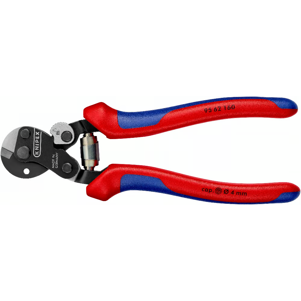 KNIPEX 95 62 160 Burnished Wire Rope Cutters - 160mm