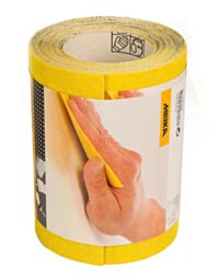 Mirka 1653400118 115mm x 5 Metres Abrasive Yellow Basic Sanding Roll - P180