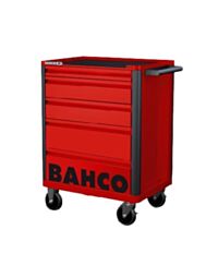 Bahco E72 5 Drawer Red Tool Trolley