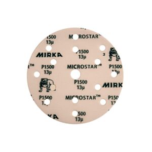 Mirka FM61105093 MICROSTAR Sanding Pads 150mm 15 Holes - P1200 (Pack of 50)