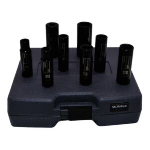 Ingersoll Rand SK3M8LN 3/8" Deep Impact Socket Set (9mm - 19mm) - 8 Pieces