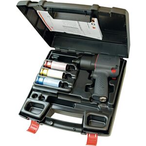 Ingersoll Rand 2130XP+SK4M3L 1/2" Square Drive Air Impact Wrench with 3 Insulated Sockets - 745Nm