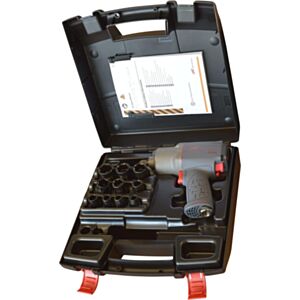 Ingersoll Rand 2235QTIMAX-10SK 1/2" Square Drive Pneumatic Impact Wrench with 10 Sockets - 1760Nm