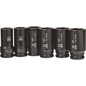 Ingersoll Rand SK6M6LN 3/4" Deep Impact Socket Set (24mm - 36mm) - 6 Pieces