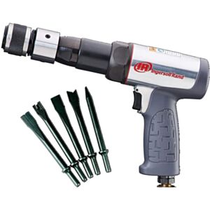 Ingersoll Rand 119MAXK Vibration Reduced Air Hammer with Five Chisels - Round Shank
