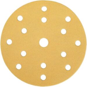 Mirka Gold 150mm Diameter Sanding Pads with 15 Holes - P320 (Pack of 100)
