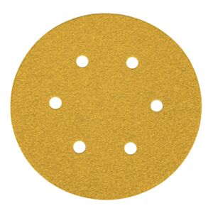 Mirka Gold 125mm Diameter Sanding Pads with Five Holes - P320 (Pack of 100)