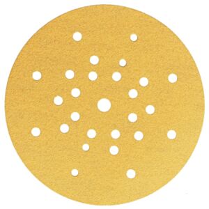 Mirka Gold 225mm Diameter Sanding Pads with 27 Holes - P240 (Pack of 25)