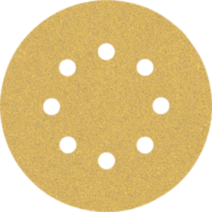 Bosch 2608900909 Expert C470 Sandpaper Discs 125mm, 60 Grit, 8 Holes (Pack of 50)