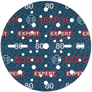 Bosch 2608902450 Expert O780 Foil Sanding Discs 150mm, 80 Grit (Pack of 50)