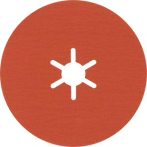 Bosch 2608621818 EXPERT R782 Prisma Fibre Disc - 100mm x 16mm - P80 (Pack of 25)