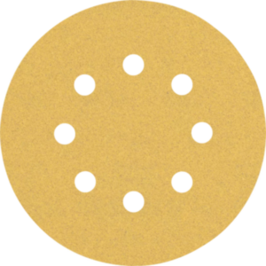 Bosch 2608900806 Expert C470 Sandpaper Discs 125mm, 100 Grit, 8 Holes (Pack of 5)