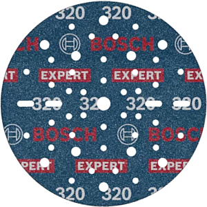 Bosch 2608902446 Expert O780 Foil Sanding Discs 150mm, 320 Grit (Pack of 6)