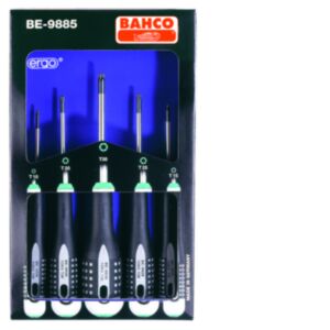 Bahco BE-9885 ERGO™ TORX® Screwdriver Set - 5 Pieces
