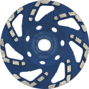 Bosch 2608901478 EXPERT Concrete Diamond Grinding Head for Concrete Grinders - 150mm x 2.4mm