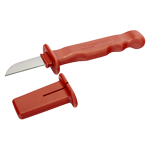 Bahco 2820VDE Insulated Cable Knife with Plastic Protective Cap