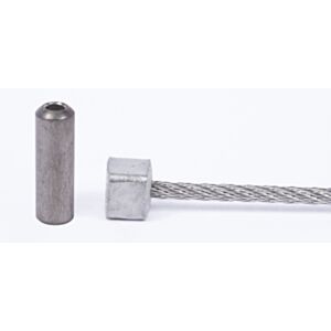 DMC C10-218EFPKG .032" x 18" Safe-T-Cable Kit with Elongated Ferrule (Pack of 50)