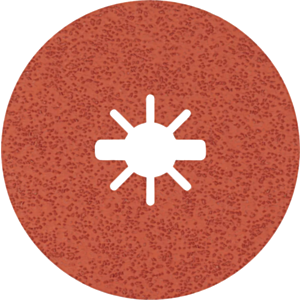 Bosch 2608621820 EXPERT R782 Prisma Fibre Disc - 115 x 22.23mm - P36 (Pack of 25)