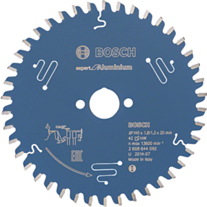 Bosch 2608644092 Expert for Aluminium Circular Saw Blade - 140mm x 1.8mm