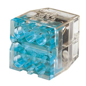 IDEAL 30-088 6 Port In-Sure Push-In (Stacked) - Blue (Box of 50)