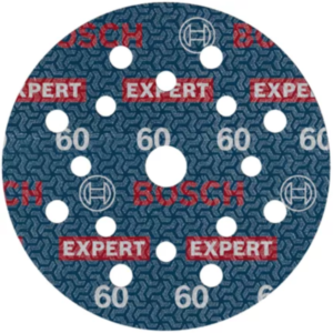 Bosch 2608902399 Expert O780 Foil Sanding Discs 125mm, 60 Grit (Pack of 6)