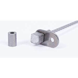 DMC C10-324JAPKG .040" x 24" Safe-T-Cable Kit with Self-Looping Jumper (Pack of 50)