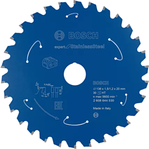 Bosch 2608644530 Expert for Stainless Steel Circular Saw Blade - 136mm x 1.5mm