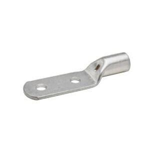 Klauke L500BO216445MS (M16) 500mm² Tubular Cable Lug with 2 Holes - Copper, which is Tin Plated