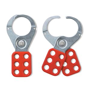 IDEAL KB-0224 1 1/2" (38mm) Steel Hasp, Vinyl Coated