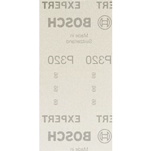 Bosch 2608900759 Expert M480 Sanding Net Sheets - 93mm x 186mm, 320 Grit (Pack of 50)