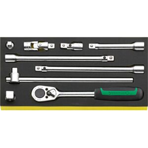 Stahlwille 96830603 1/2" Ratchet with Accessories in TCS Inlay