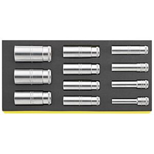 Stahlwille 96838776 1/2" Deep Bi-Hex Socket Set (10mm - 32mm) in TCS Foam - 11 Pieces
