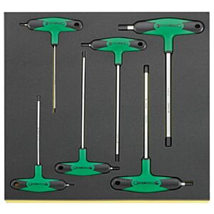 Stahlwille 96838753 T-Handle Screwdriver Set with Ergonomic Handles
