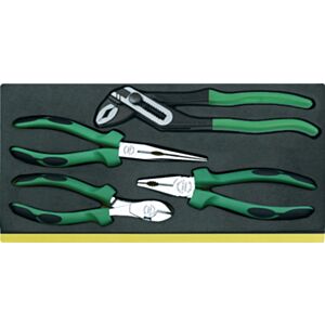 Stahlwille 96830622 Four Piece Plier Set In TCS Inlay