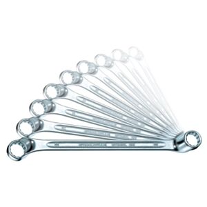 Stahlwille 96414405 1/4" - 15/16" Deep Bi-Hex Ring Spanner Set - 10 Pieces