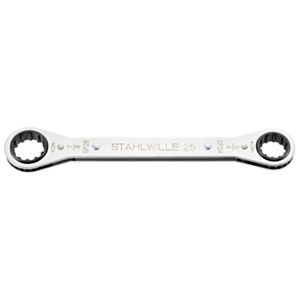 Stahlwille 41572428 3/4" x 7/8" Spline Drive Ratchet Ring Spanner