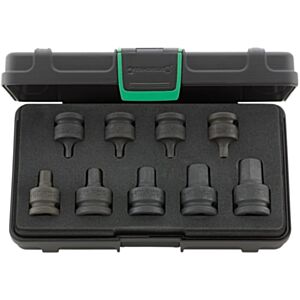Stahlwille 96231501 1/2" Impact Screwdriver Socket Set (5mm - 19mm) - 13 Pieces