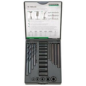 Stahlwille 96713025 Stud Turners & Thread Extractors Set M5-M16