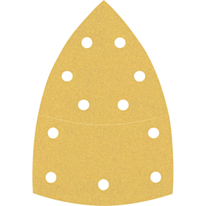 Bosch 2608901649 C470 Delta Sanding Pads 102 x 62mm, 120 Grit (Pack of 50)