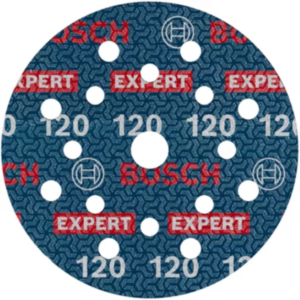 Bosch 2608902418 Expert O780 Foil Sanding Discs 125mm, 120 Grit (Pack of 1)